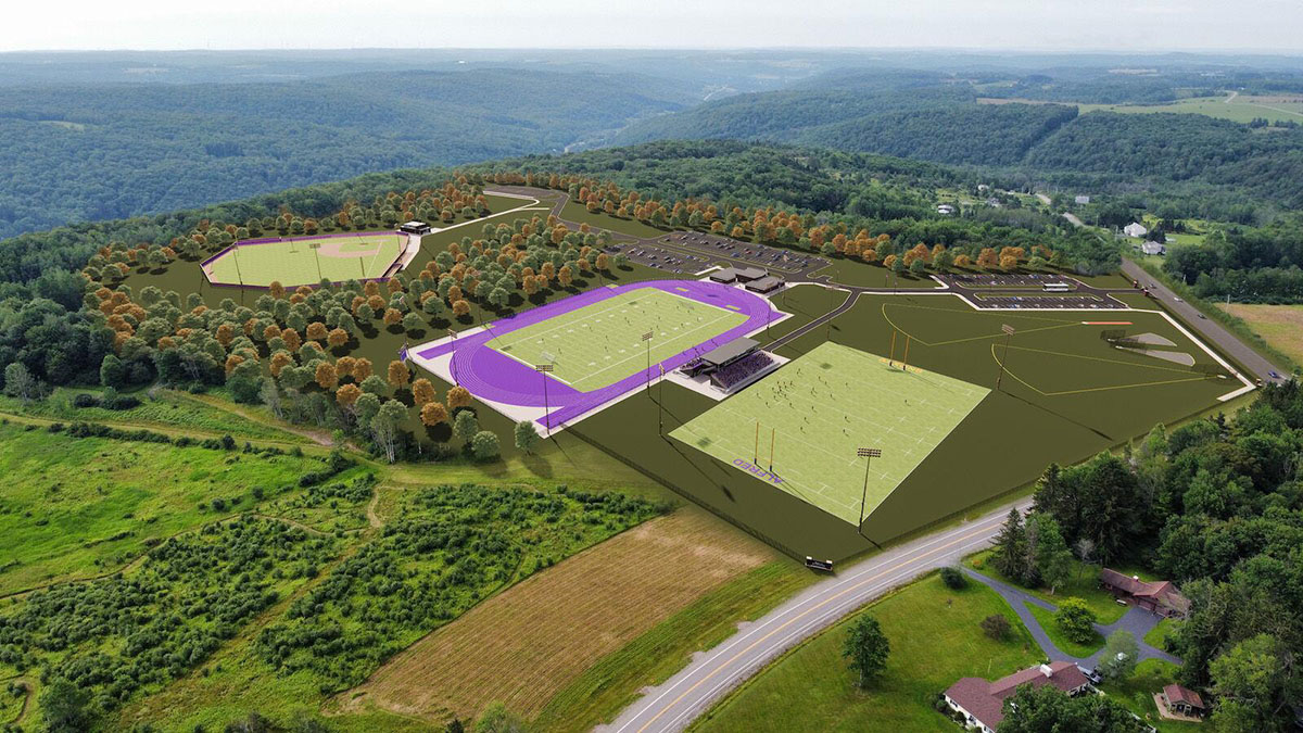 Alfred University plans $30M sports and rec complex atop Jericho Hill